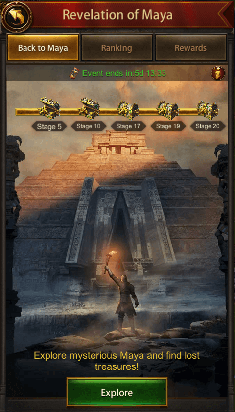 Revelation of Maya Evony Event
